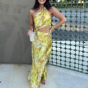 Bec + Bridge Harper One Shoulder Maxi Dress